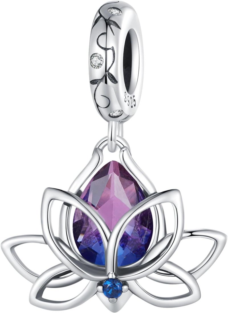 VOROCO Store Charm 925 Sterling Silver Bracelet Necklace Pendant Bead Charms Jewelry Gift for Women Mother Daughter Grandma Family Friends - Image 1